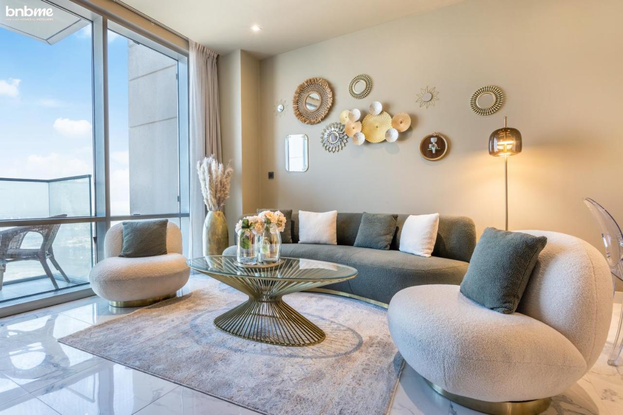 Bnbmehomes - Luxury 2B Apt - Al Habtoor - Amna Tower - 5044 Dubai Dış mekan fotoğraf